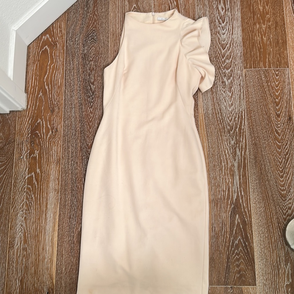 Black Halo light Pink Blush dress sheath bodycon size 2